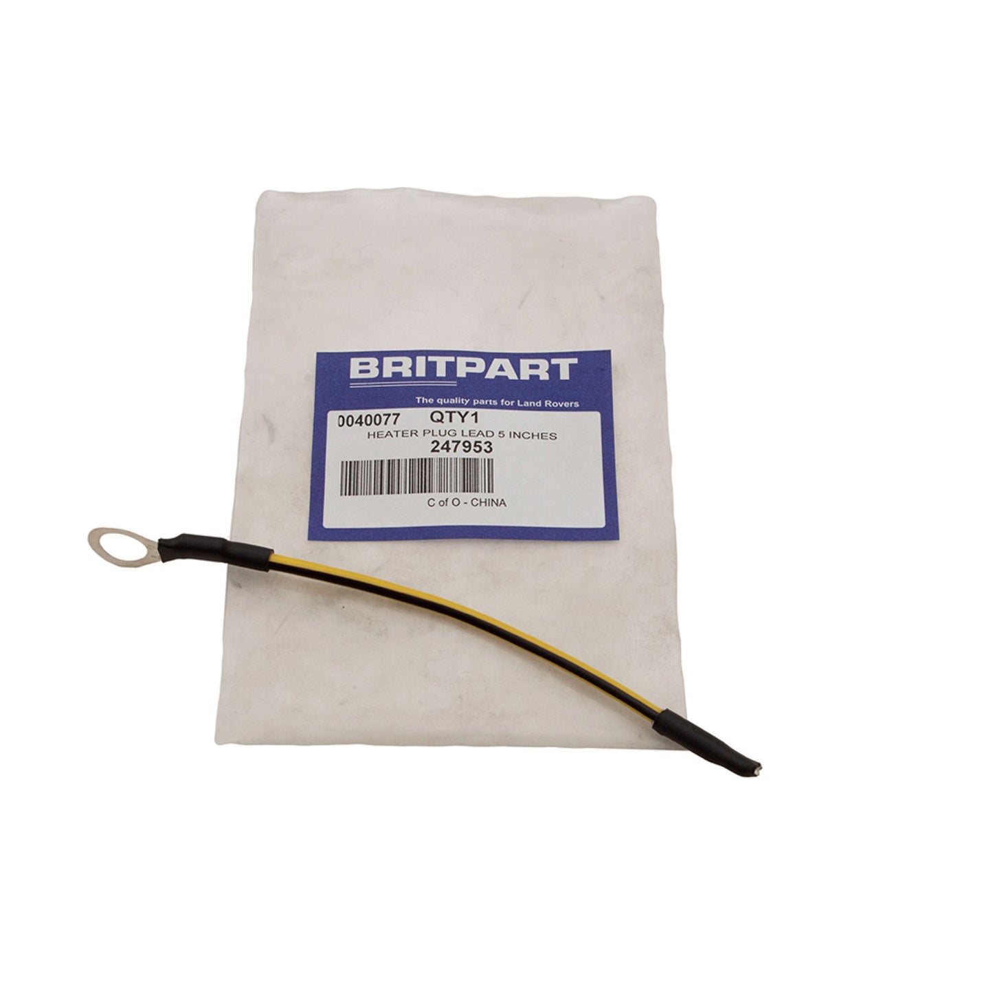 247953 | Heater Plug Lead 2.25 earth lead