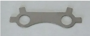 Land Rover Series lock plate.