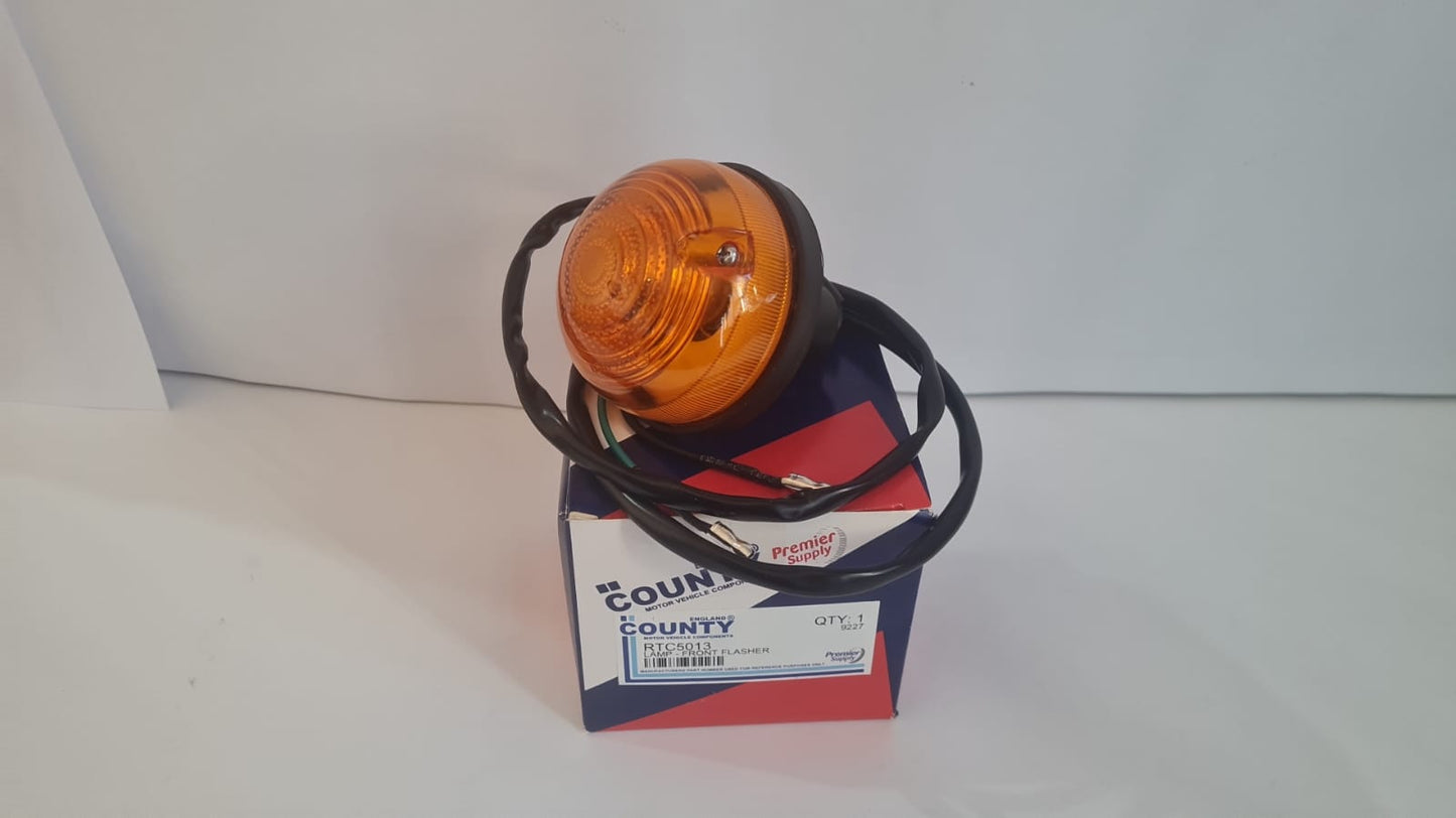 Lamp flasher orange complete Defender