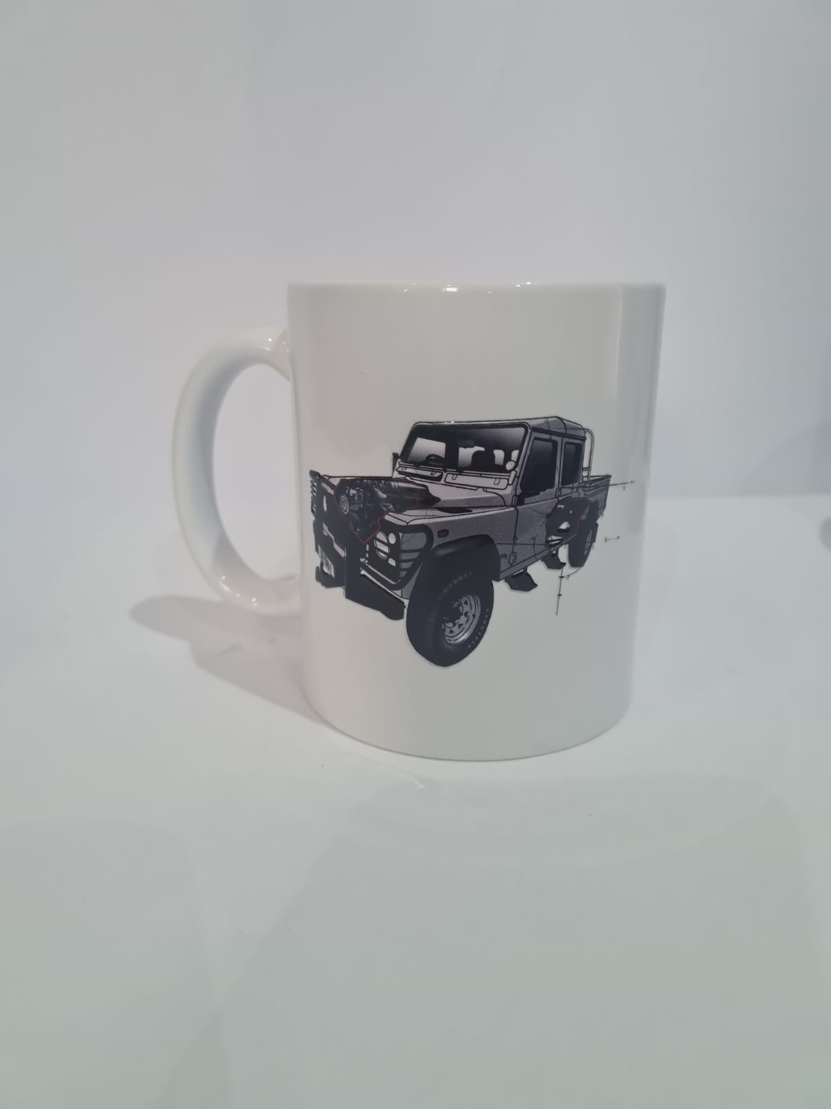 Mugs Lionel's Landys classic white single unit each